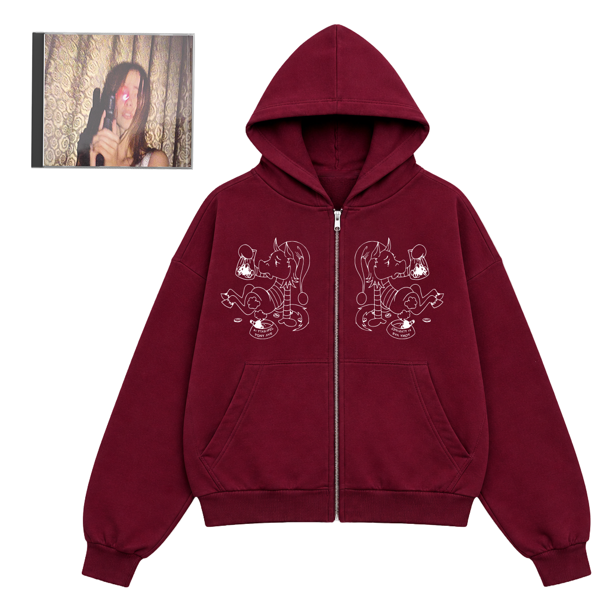 Terrified . Zip Hoodie + CD Bundle