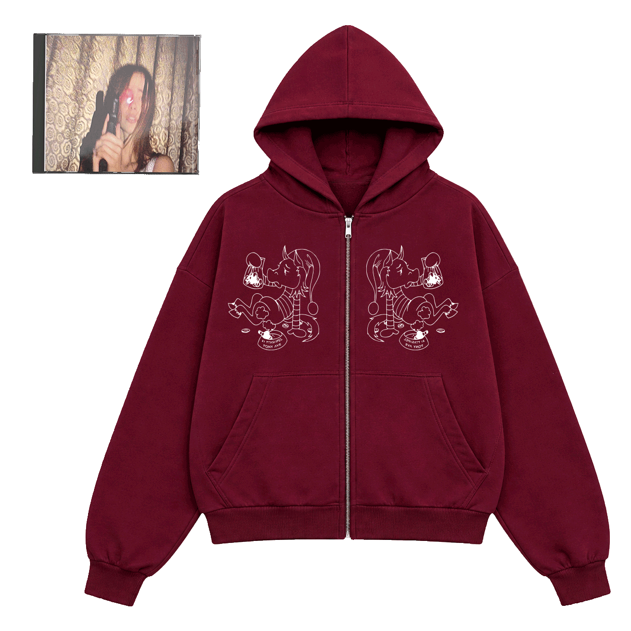 Terrified . Zip Hoodie + CD Bundle